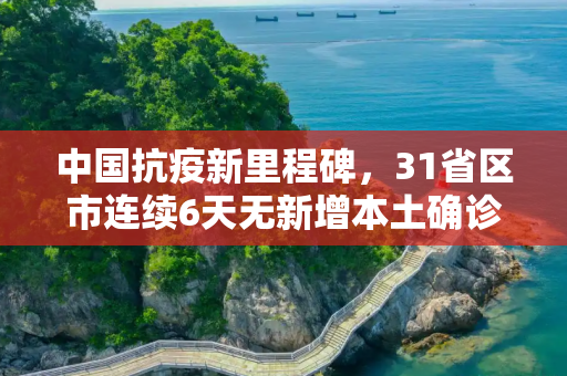 中国抗疫新里程碑，31省区市连续6天无新增本土确诊病例,31省区市连续6天无新增本土确诊