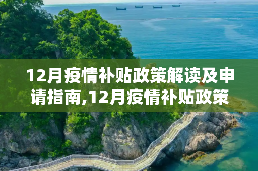 12月疫情补贴政策解读及申请指南,12月疫情补贴政策解读及申请指南