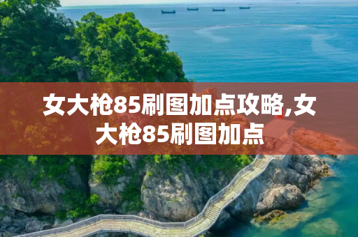 女大枪85刷图加点攻略,女大枪85刷图加点